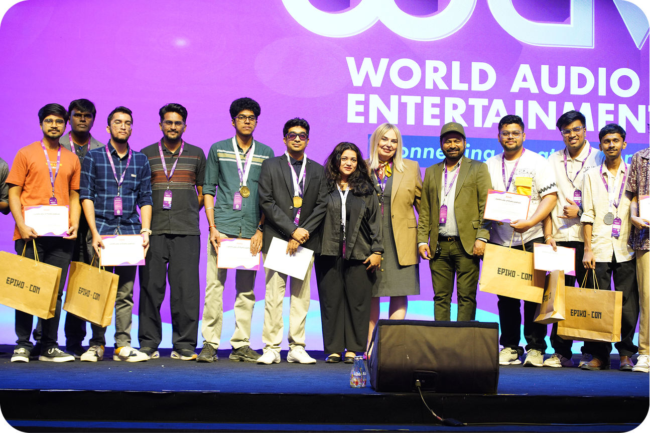 Branding Gurus team receiving an award